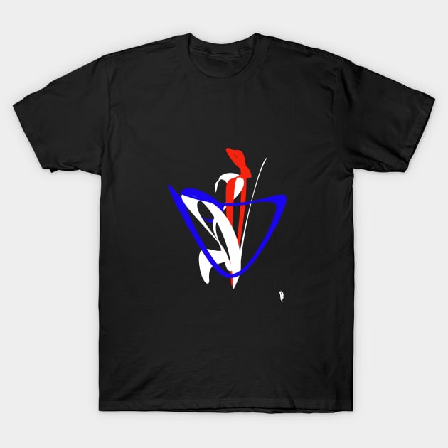 the heart of blue and its strength T-Shirt by Bird